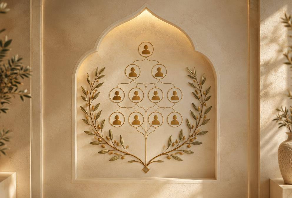 شجرة عائلة تفاعلية